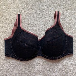 32J Pour Moi Mauve/Black Leopard Sports Bra